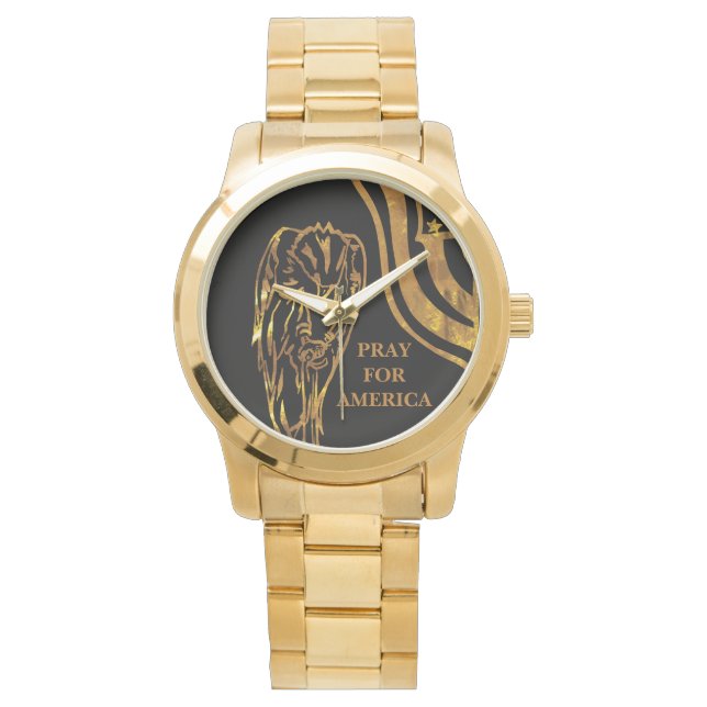 PRAY FÜR AMERIKA ARMBANDUHR (Vorderseite)