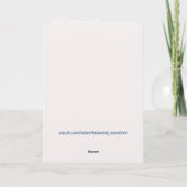 PRAY FÜR AMERIKA Grußkarte Dankeskarte (Rückseite)