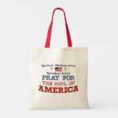 PRAY FÜR AMERIKA Tote Bag Tragetasche (Rückseite)