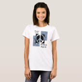 PRAY FÜR DEN WELTFRIEDEN T-Shirt (Vorne ganz)
