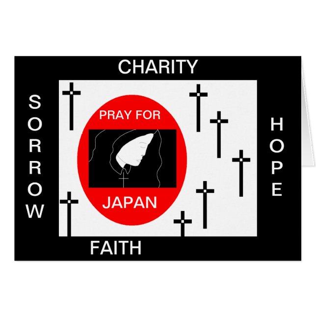 PRAY FÜR JAPAN (Vorderseite (Horizontal))