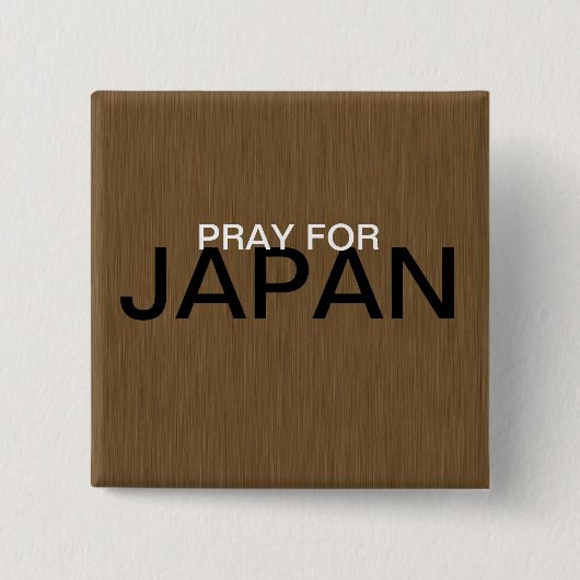 PRAY FÜR JAPAN BUTTON (Vorderseite)