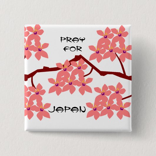 PRAY FÜR JAPAN BUTTON (Vorderseite)