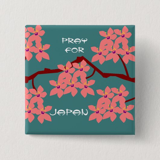 PRAY FÜR JAPAN BUTTON (Vorderseite)