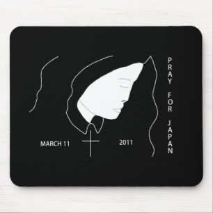 PRAY FÜR JAPAN MÄRZ 11 2011 MOUSEPAD