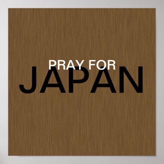 PRAY FÜR JAPAN POSTER (Vorne)