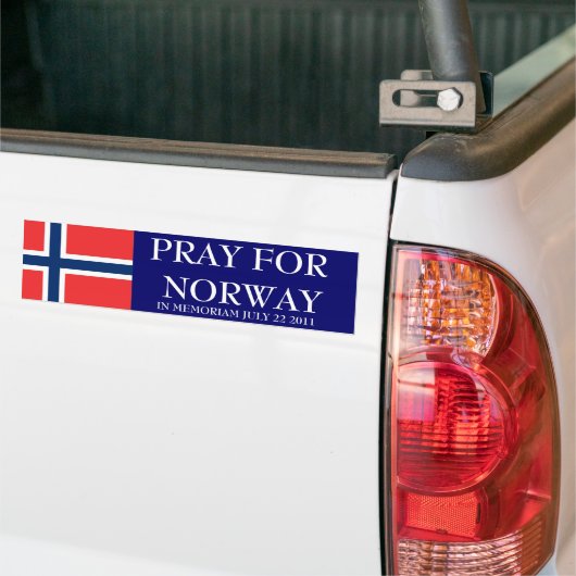 PRAY FÜR NORWEGEN AUTOAUFKLEBER (Auf Lkw)