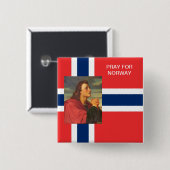 PRAY FÜR NORWEGEN BUTTON (Vorne & Hinten)