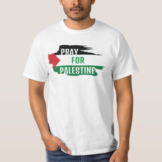 PRAY FÜR PALESTIN T-Shirt (Vorderseite)
