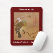 PRAY FÜR SCHÖNEN JAPAN MOUSEPAD (Mit Mouse)