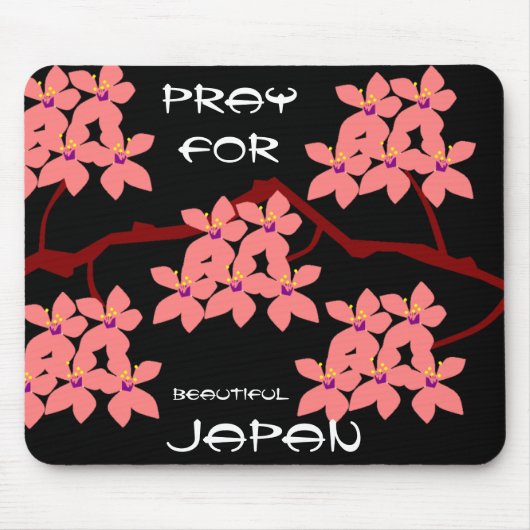 PRAY FÜR SCHÖNEN JAPAN MOUSEPAD (Vorne)