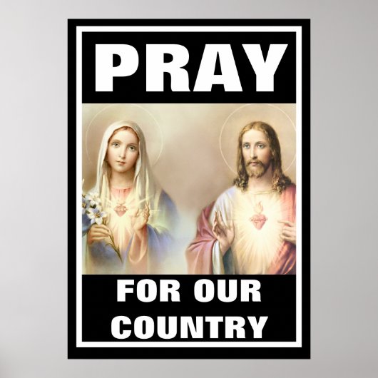 PRAY FÜR UNSER LAND RELIGIÖS POSTER (Vorne)