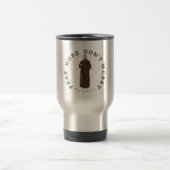 Pray Hope Don't Worry Padre Pio Travel Mug Reisebecher (Mittel)