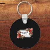 Pray Hope Dont Worry St Padre O Religious  Schlüsselanhänger (Vorderseite)