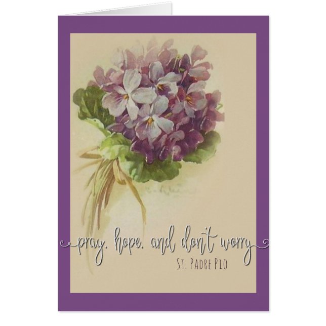 PRAY HOPE MACHT SICH KEINE SORGEN Blume (Vorne)