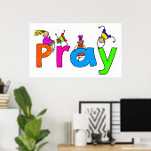 Pray Kids Poster (Heimbüro)
