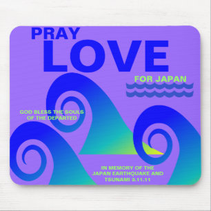 PRAY-LIEBE FÜR JAPAN MOUSEPAD