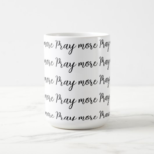 Pray more kaffeetasse (Mittel)