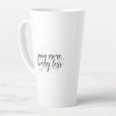 Pray More Worry Less Mug Milchtasse (Linke Ecke)