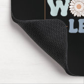 Pray More Worry Less Sunflower Motivation  Mousepad (Ecke)