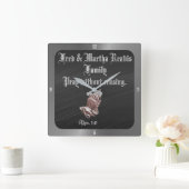 PRAY OHNE AUFhören Quadratische Wanduhr (Zuhause)