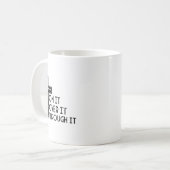 Pray On It Pray Over It Pray Through It Christian Kaffeetasse (Vorderseite Links)