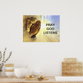 Pray Poster (Küche)