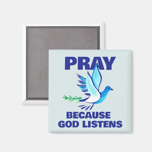 PRAY Poster Magnet (Vorderseite/Rückseite)