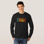 Pray Rosary Prayer Warrior Christian Faith Religio T-Shirt (Vorne ganz)