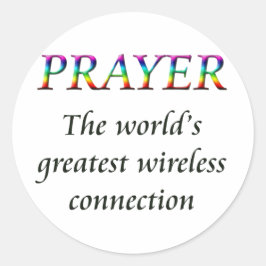 PRAY RUNDER AUFKLEBER