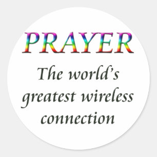 PRAY RUNDER AUFKLEBER
