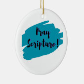 Pray Scripture Keramik Ornament (Rechts)