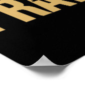 Pray The Word Pray On A Tee  Poster (Ecke)