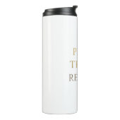 Pray Train Repeat Tasse – Christliche Fitness-Moti (Nach links gedreht)