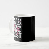 Pray Wait Trust God Has A Plan Christian Faith Kaffeetasse (Vorderseite Links)
