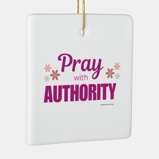 Pray with Authority, Keramikornament (Rechts)