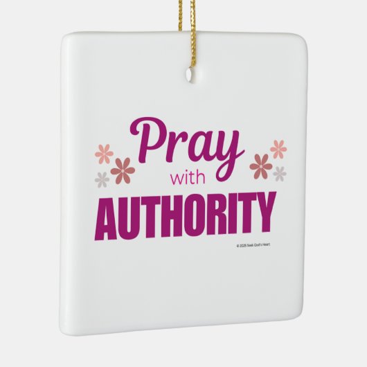 Pray with Authority, Keramikornament (Rechts)