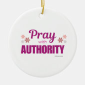 Pray with Authority - Pink - Ornament (Vorne)