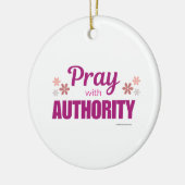 Pray with Authority - Pink - Ornament (Links)