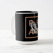PRAY ZWEIFARBIGE TASSE (Vorderseite Links)