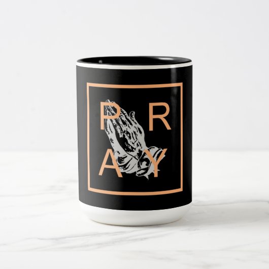 PRAY ZWEIFARBIGE TASSE (Mittel)