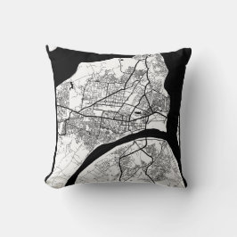 Prayagraj Uttar Pradesh City Map Kissen