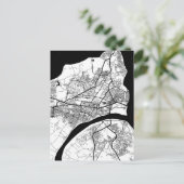 Prayagraj Uttar Pradesh City Map Postkarte (Stehend Vorderseite)