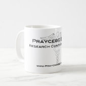 Praycebo Effekt - Forschungs-Kontrollen-Thema Kaffeetasse (Vorderseite Links)