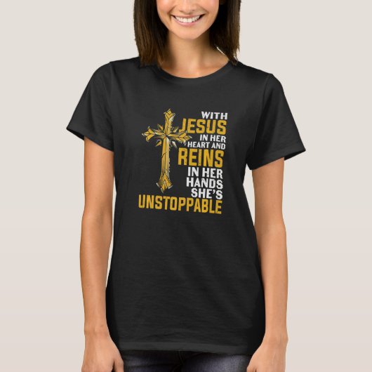 prayer bible Verse religious jesus in her heart T-Shirt (Vorderseite)