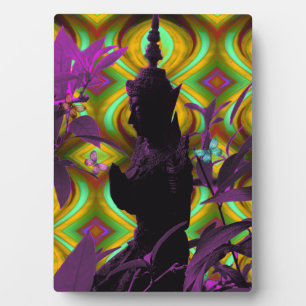 Prayer Buddha Fotoplatte