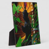 Prayer Buddha Meditation Plaque mit Easel Fotoplatte (Seite)