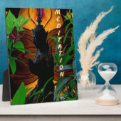 Prayer Buddha Meditation Plaque mit Easel Fotoplatte (Seite)