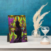 Prayer Buddha Stains Glass Fotoplatte (Seite)