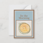 Prayer Card: In the Morning — Psalm 5:3-4 Mitteilungskarte (Vorderseite)